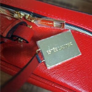 Estee Lauder Vibrant Red Cosmetic Bag